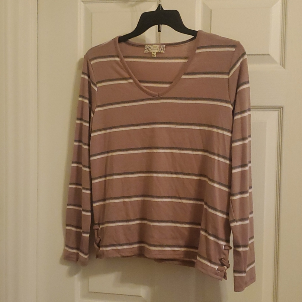NWT PINK LONG SLEEVE TOP